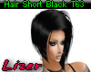 Hair Short Black T63