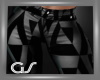 GS Silver N Black Pants