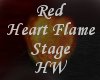 Red Heart Flame Stage