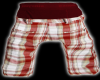 RL Drk Red Plaid Shorts