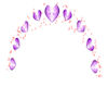 JN Purple Balloon Arch