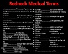 Redneck medical terms