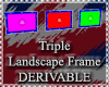 Derivable 3 Frame LScape