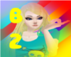 Rainbow blonde f[B2]