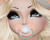 Child Easter Peach Paci