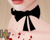 <Hv> Neck Bow-Black