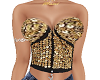 Gold Sequin Corset