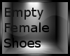 Empty Female Shoes