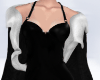 Fur Velvet Jacket Black