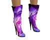 Purple Rose Boots
