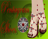 Pentagram Shoes Red