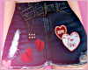 No Love Hearts Skirt