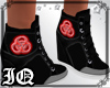 Red Toxic SneakerWedges