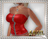[AIB]Leather Corset Red
