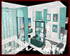 Teal an White Loft