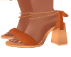 K-Autumn Orange Heels
