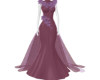 Mauve Gown and Train