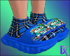 Christmas Blue Slides M