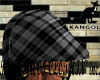 (RB)KANGOL BLKNWHITE CAP