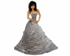 ~D~ Silver Furry Gown