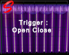 Animated Purple Curtains