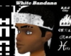 White 4 head bandana
