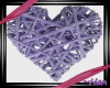 My Heart Purple Wicker