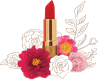 Lipstick & flowers