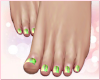 Neon Lime Feetsies