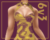 6v3| Gold Orient Dress