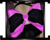 [O] Black&Pink Butt Bow