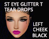 ST EYE GLITTER BLACK T