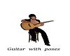 Guitar with poses