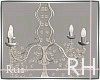Rus: RH chandelier lamp
