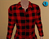Red PJ Shirt Plaid (M)