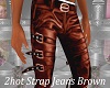 2hot Strap Jeans Brown