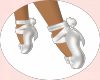 White Satin Ballet Shoes