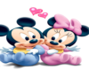 Mickey&Minnie blue table