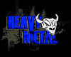 (J) Heavy Metal sticker