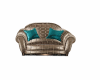 GHEDC Gold/Teal Chair