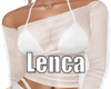 White transparent top