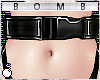 B! PVC Buckle Waist Belt