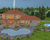 country brick home