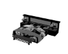 [🖤] Grey Floral Bed