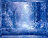Frozen Winter Forest Bg