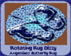 Blue Butterfly Rug