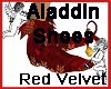 Aladdin Shoes Red Velvet