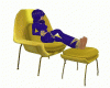 ~R~ golden Art chair