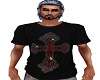 M Gothic Cross T-Shirt