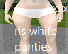 rls white panties